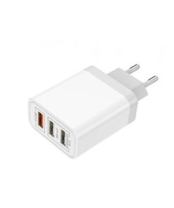 Caricatore 3 Porte USB QC3.0 USB-A 5V 2,1A Ricarica Veloce