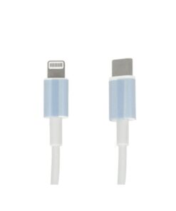 Cavo USB C Lightning Ricarica Veloce 3,5A Bianco 1 Metro