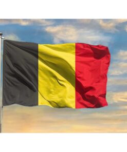 Alternative view of Bandiera Belgio 145X90cm In Tessuto Poliestere Con Passante Per L'Asta