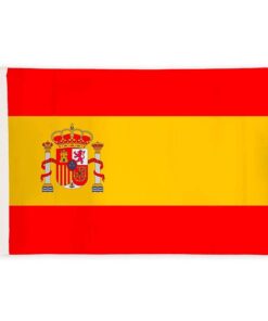 Bandiera Spagnola Spagna 145X90cm In Tessuto Poliestere Con Passante Per L'Asta