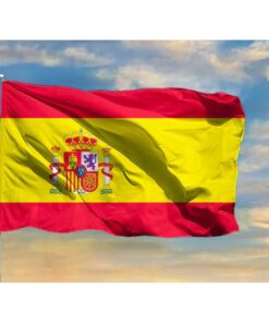 Alternative view of Bandiera Spagnola Spagna 145X90cm In Tessuto Poliestere Con Passante Per L'Asta