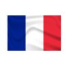 Bandiera Francese Francia 145X90cm In Tessuto Poliestere Con Passante Per L'Asta