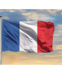 Alternative view of Bandiera Francese Francia 145X90cm In Tessuto Poliestere Con Passante Per L'Asta