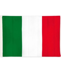 Bandiera Italiana Italia 145X90cm In Tessuto Poliestere Con Passante Per L'Asta