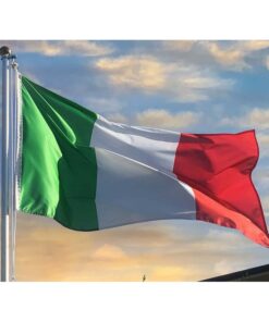 Alternative view of Bandiera Italiana Italia 145X90cm In Tessuto Poliestere Con Passante Per L'Asta