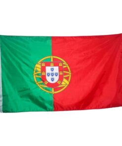 Bandiera Portoghese Portogallo 145X90cm In Tessuto Poliestere Con Passante Per L'Asta