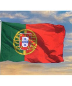 Alternative view of Bandiera Portoghese Portogallo 145X90cm In Tessuto Poliestere Con Passante Per L'Asta