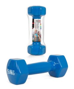 Ghisa Manubrio per Palestra Ricoperto di Gomma 5 Kg