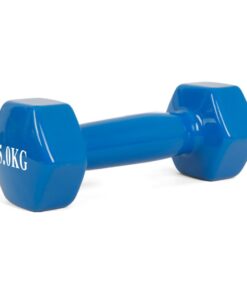 Ghisa Manubrio per Palestra Ricoperto di Gomma 5 Kg