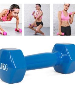 Ghisa Manubrio per Palestra Ricoperto di Gomma 6 Kg