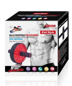 Alternative view of Rotella Rullo Workout Convertibile Ruote Doppie Dentate e Tappetino Per Esercizi Incluso Colore Assortito