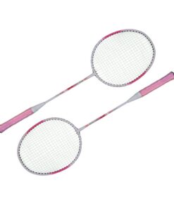 2 Pezzi Racchette Badminton Pezzo Unico Senza Saldatura Colore Assortito