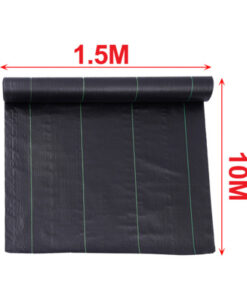 Alternative view of Telo Pacciamatura Antierba Traspirante 1.5X10M, Permeabile all’Acqua, in PP Resistente ai Raggi UV, Facile da Tagliare e Installare, Protezione Ecologica contro le Erbacce
