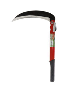 Falce Pieghevole 39cm Lama 21cm Alto Giardinaggio Multiuso Falce da Erba per Diserbo Falce di Sicurezza Portatile per Escursionismo di Emergenza Attrezzi