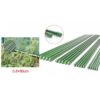 10 Pezzi Supporto Piante Rampicanti Bastone In Acciaio Plastificato Verde 0,8X55cm