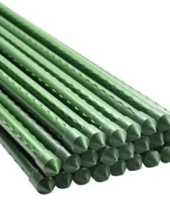 Alternative view of 10 Pezzi Supporto Piante Rampicanti Bastone In Acciaio Plastificato Verde 0,8X90cm