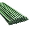10 Pezzi Supporto Piante Rampicanti Bastone In Acciaio Plastificato Verde 1,1X116cm