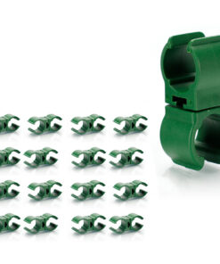 16 Pezzi Raccordi Connettori Per Bastone Supporto Piante Snodabile 360° 16mm
