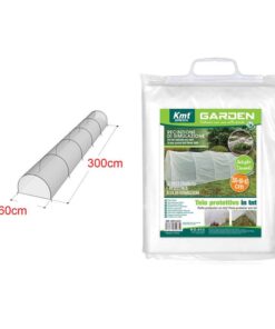 Alternative view of Telo Antighiaccio Protettivo in Plastica Elevata Stabilità e Resistenza alla Deformazione con Anelli in Ferro 300x60x45cm