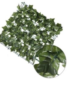 Siepe Finta Artificiale Rete Recinzione 1MX3M Con Foglie di Patate Dolce