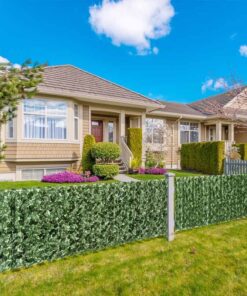 Siepe Finta Artificiale Rete Recinzione 1MX3M Con Foglie di Patate Dolce