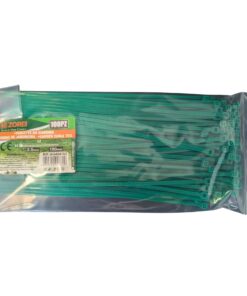 100 Fascette Plastica Verde Giardinaggio 2.5X150mm