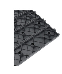 10 Pezzi Piastrelle Plastica Giardino 30x30x2cm Pavimento Esterno PVC Grigio