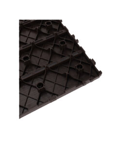 10 Pezzi Piastrelle Plastica Giardino 30x30x2cm Pavimento Esterno PVC Nero Caffè