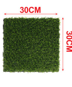 Alternative view of 10 Pezzi Piastrelle Plastica Giardino 30x30x2.3cm Pavimento Esterno Prato Verde