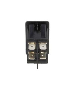 4 PZ Interruttore Bilanciere Quadrato On Off Push Button 4 Pin con Led Spia Rosso 12V Auto Barca Foro 20x28mm