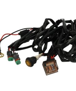 Kit Cablaggio 12V Con Interruttore Rele 80A Fusibile 30A Con Doppio Connettori DT Per Installazione Barra Led Su Jeep Fuoristrada