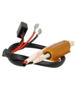 2x Filtro Portalampada LED H7 Canbus No Errore 50W 5 Ohm Anti Sfarfallio Auto