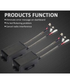 Led Warning Canceller H1 H3 12V Filtro Resistenza Cancella Errore Kit Full Led