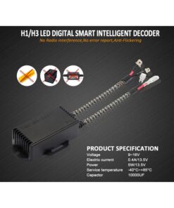 Led Warning Canceller H1 H3 12V Filtro Resistenza Cancella Errore Kit Full Led