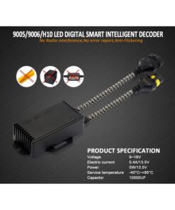 Led Warning Canceller HB3 9005 H10 HB4 9006 12V Filtro Resistenza Cancella Errore Kit Full Led