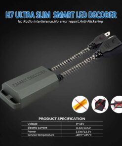 Led Warning Canceller H7 12V Filtro Resistenza Cancella Errore Kit Full Led