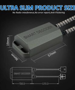 Led Warning Canceller HB3 9005 HB4 9006 H10 12V Filtro Resistenza Cancella Errore Kit Full Led