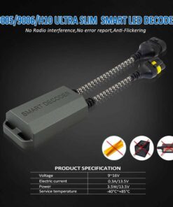 Led Warning Canceller HB3 9005 HB4 9006 H10 12V Filtro Resistenza Cancella Errore Kit Full Led