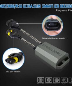 Led Warning Canceller HB3 9005 HB4 9006 H10 12V Filtro Resistenza Cancella Errore Kit Full Led