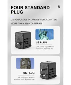 Adattatore Viaggio USB C USB A 35W Ricarica Veloce Quick Charger