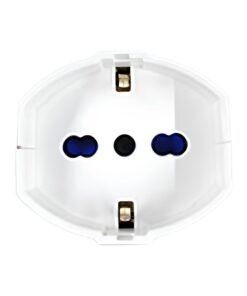 Prolunga Elettrica Lineare Con Interruttore 3M 3X0,75mm Spina Italiana 10A Presa Bipasso Schuko 10/16A Max 2300W