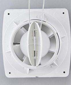 Ventola Aspirazione Bagno,Aspiratore Da Muro o Soffitto Piccolo e Potente 171X171mm Foro 100mm Profondità 84,6mm 10W 230V 50Hz 150m³/h 30dB