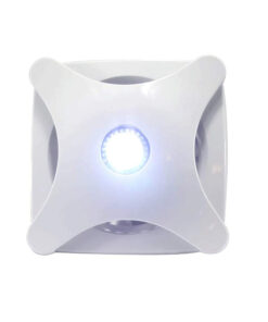 Ventola Aspirazione Bagno,Aspiratore Da Muro o Soffitto Piccolo e Potente 171X171mm Foro 100mm Profondità 84,6mm 10W 230V 50Hz 150m³/h 30dB