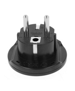 Convertitore Adattatore Viaggio Da Spina Schuko 16A A Presa UK USA AUS CN Colore Nero Max 2300W