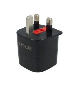 2 PZ Adattatori Presa Spina da UK a EU con Fusibile 13A Max 3120W