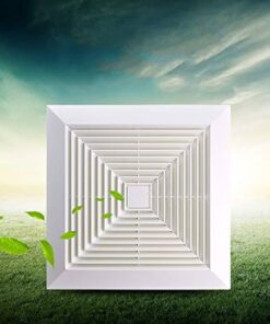 Ventola Aspirazione Bagno,Aspiratore Da Muro o Soffitto Grande 250X250mm Foro 200X200mm Profondità 150mm 25W 230V 50Hz 150m³/h 35dB