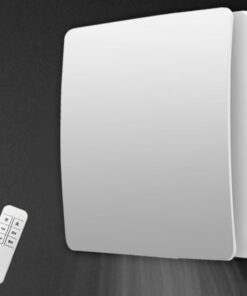 Ventola Aspirazione Bagno,Aspiratore Da Muro o Soffitto Con Coperchio 162X158mm Foro 100mm Profondità 73mm 15W 230V 50Hz 98m³/h 35dB