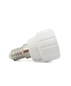 2 PZ Convertitore Adattatore Portalampada Per Lampada Attacco Da E14 a GU10