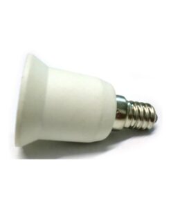 Alternative view of 2 PZ Convertitore Adattatore Portalampada Per Lampada Attacco Da E14 A E27