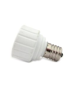 2 PZ Convertitore Adattatore Portalampada Per Lampada Led Attacco Da E17 A GU10